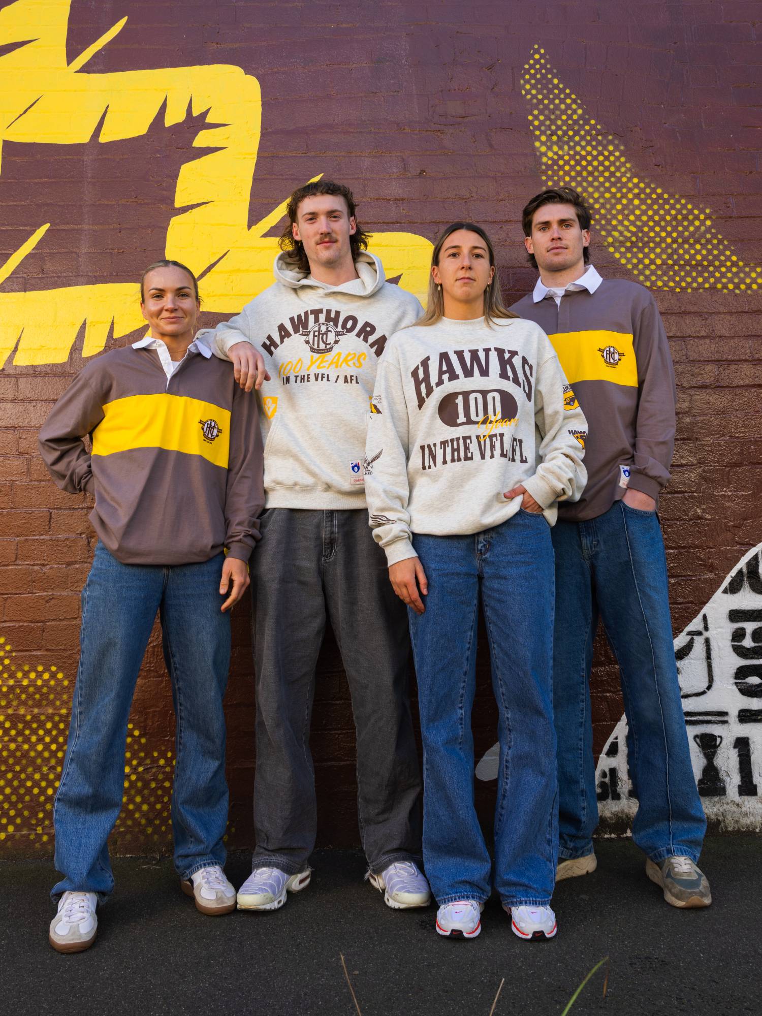 Hawthorn Hawks 100 Years in VFL & AFL Hoodie - Image 2