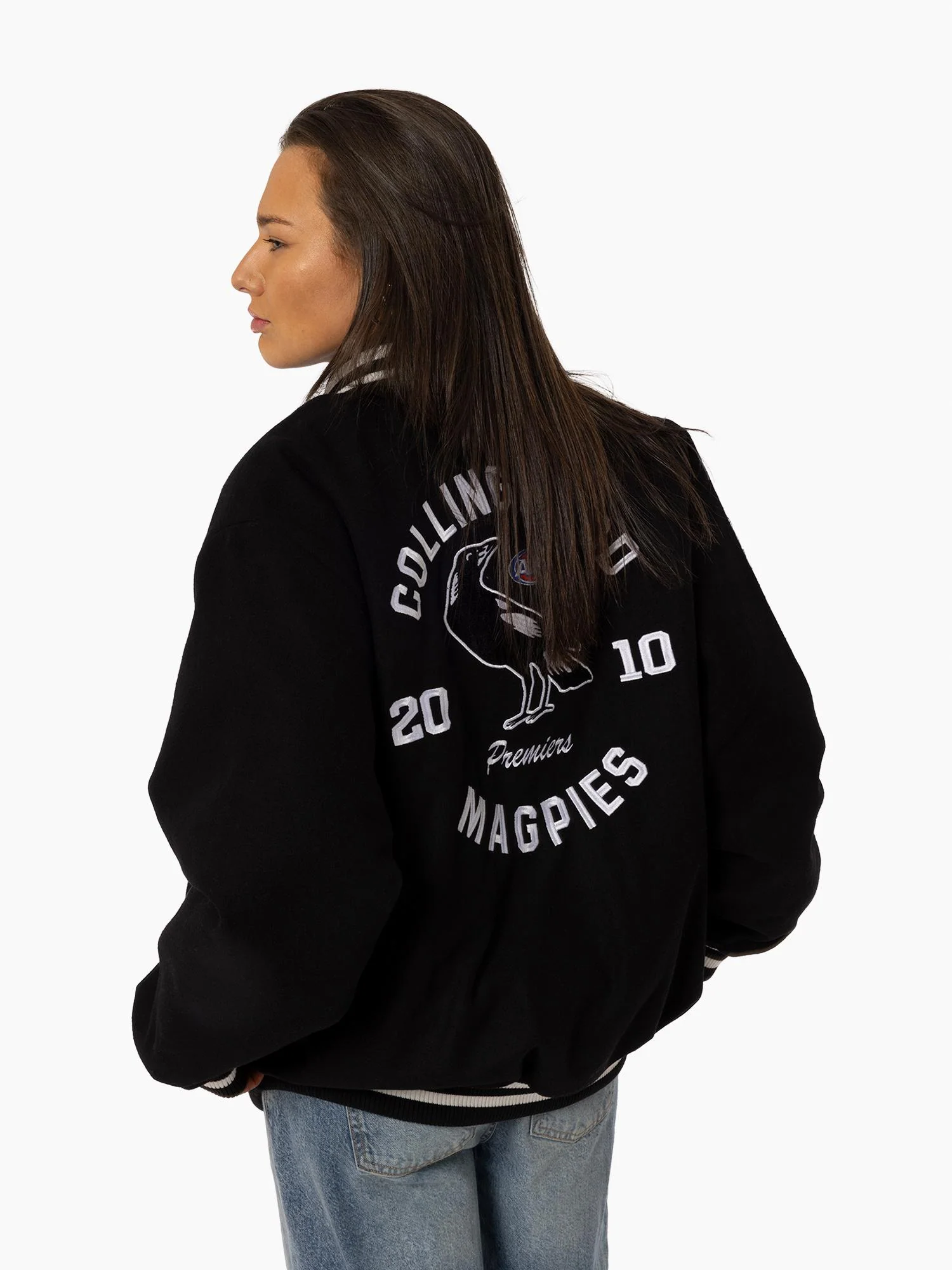 Collingwood Magpies 2010 Premiership Bomber Jacket - Image 3