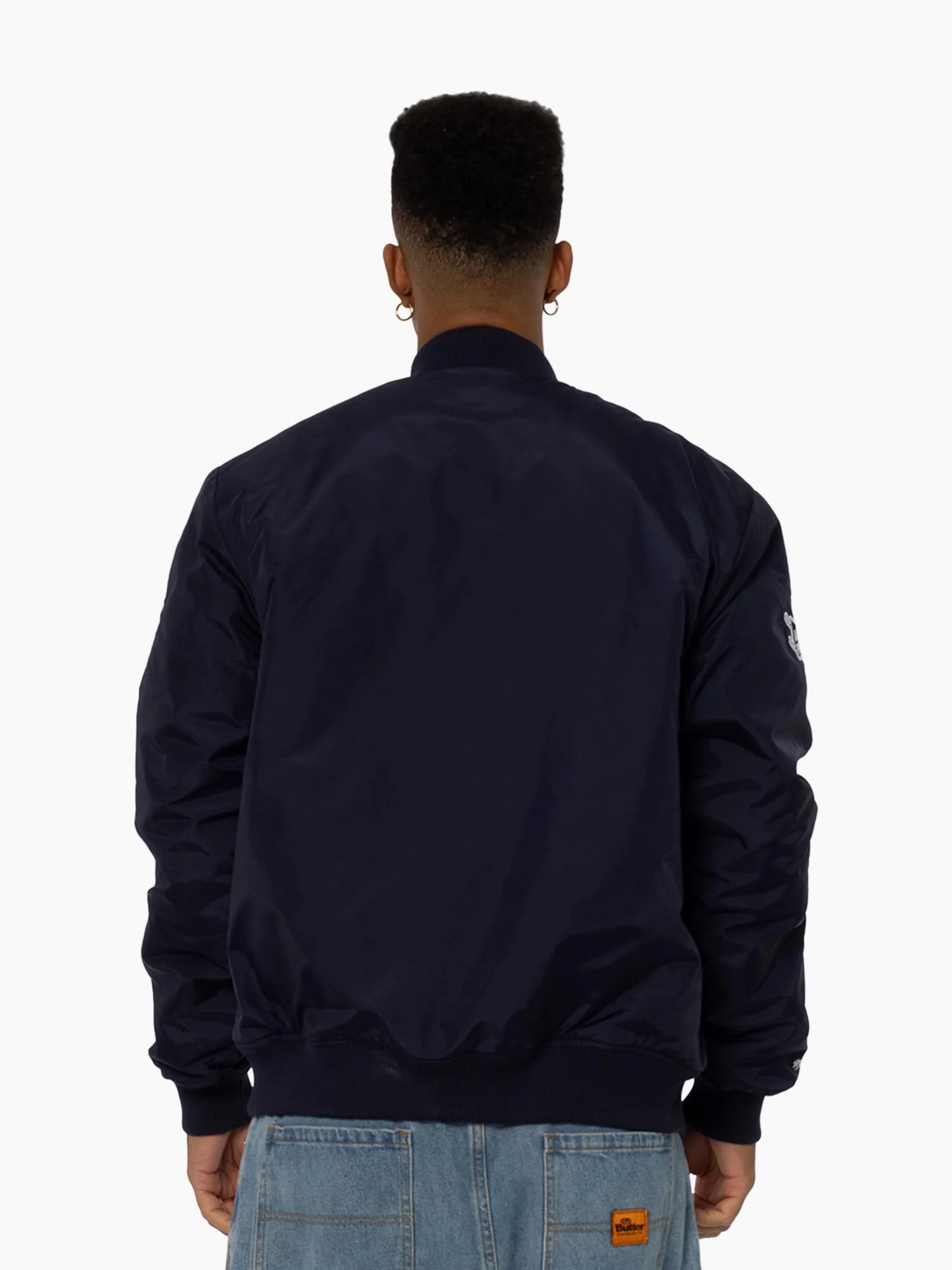 Carlton Blues 1995 Nylon Bomber Jacket - Image 3