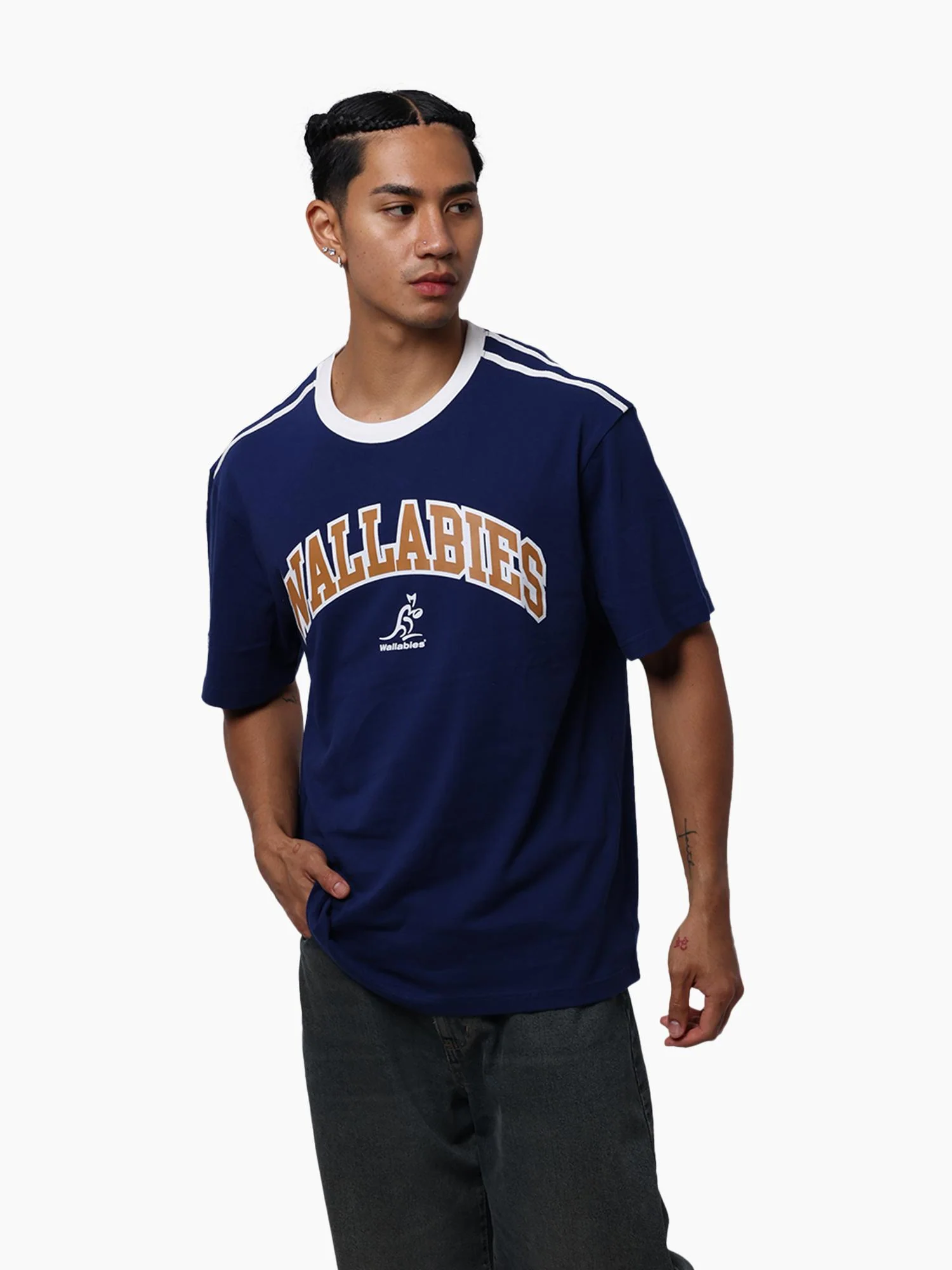 Wallabies Arch Stripe Tee - Image 3
