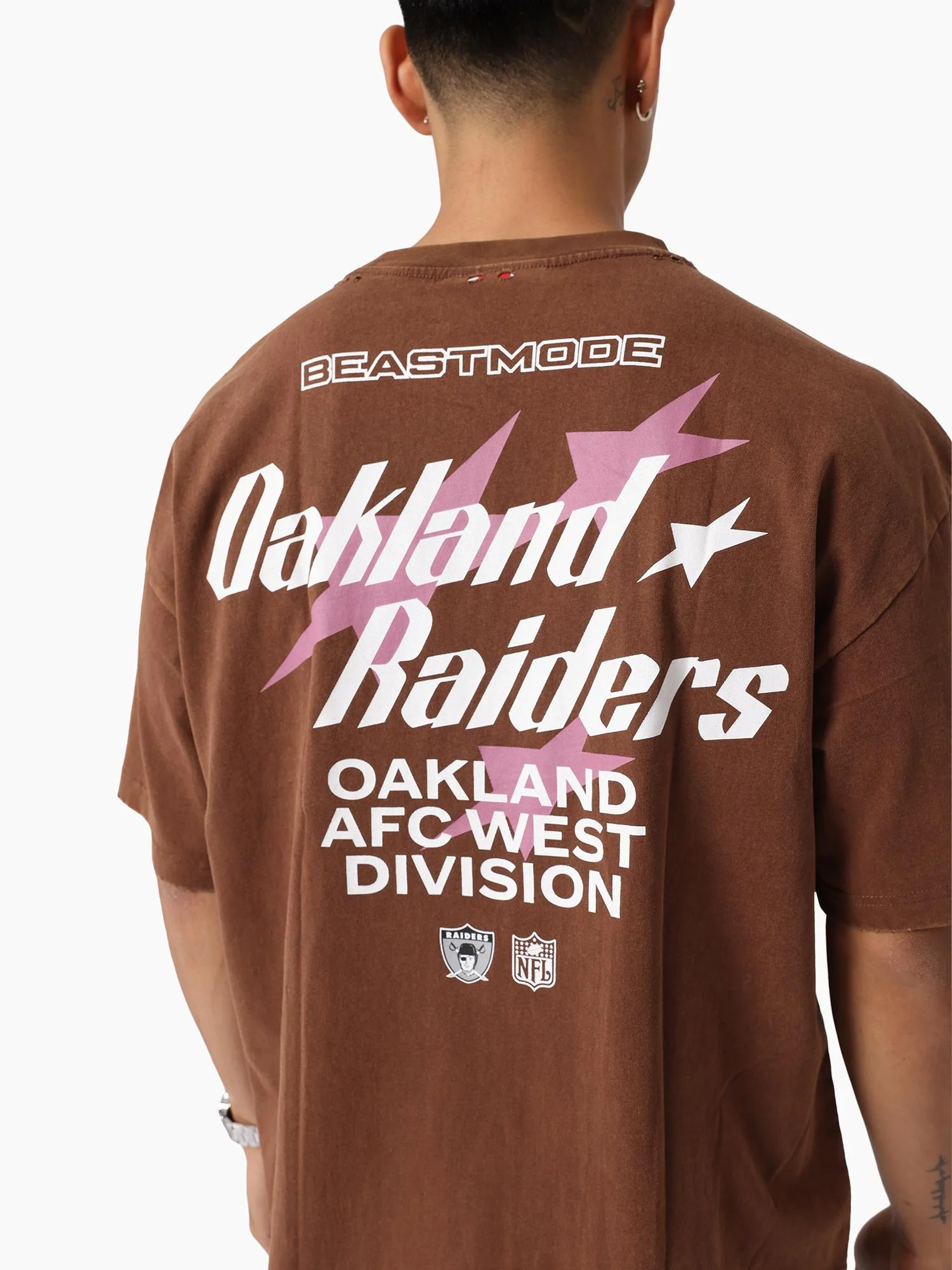 Oakland Raiders Beastmode Westcoast Boxy Tee