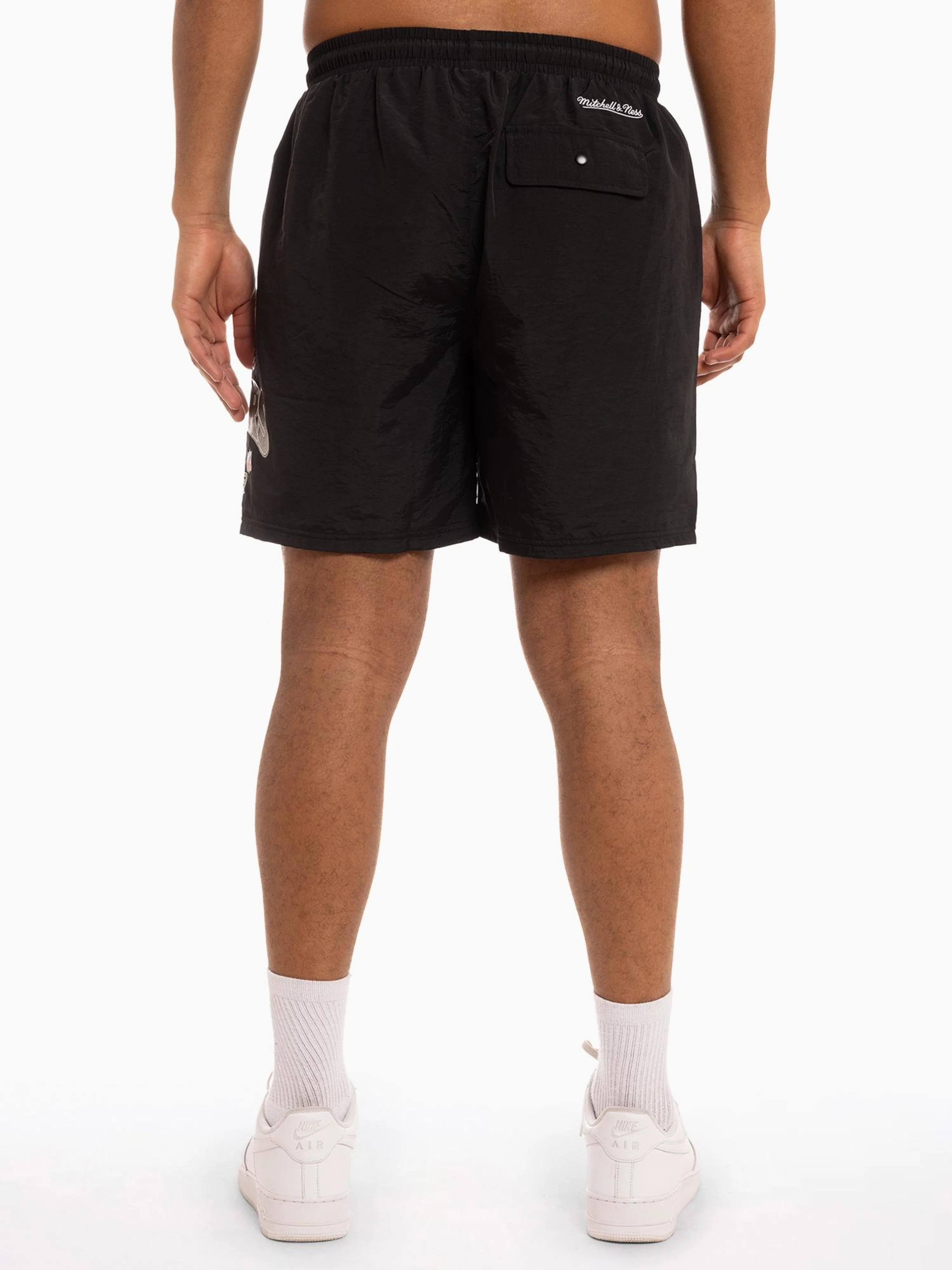 Los Angeles Raiders Big Hit Nylon Shorts - Image 2
