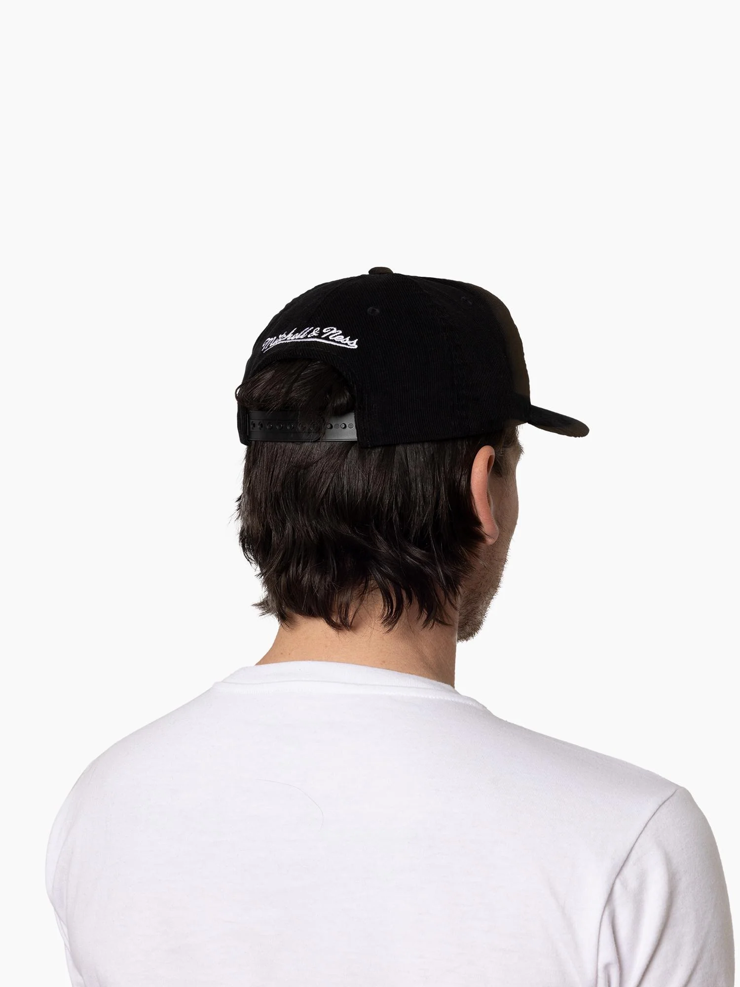 Classic All Blacks Cord Script Origin Snapback - Image 3