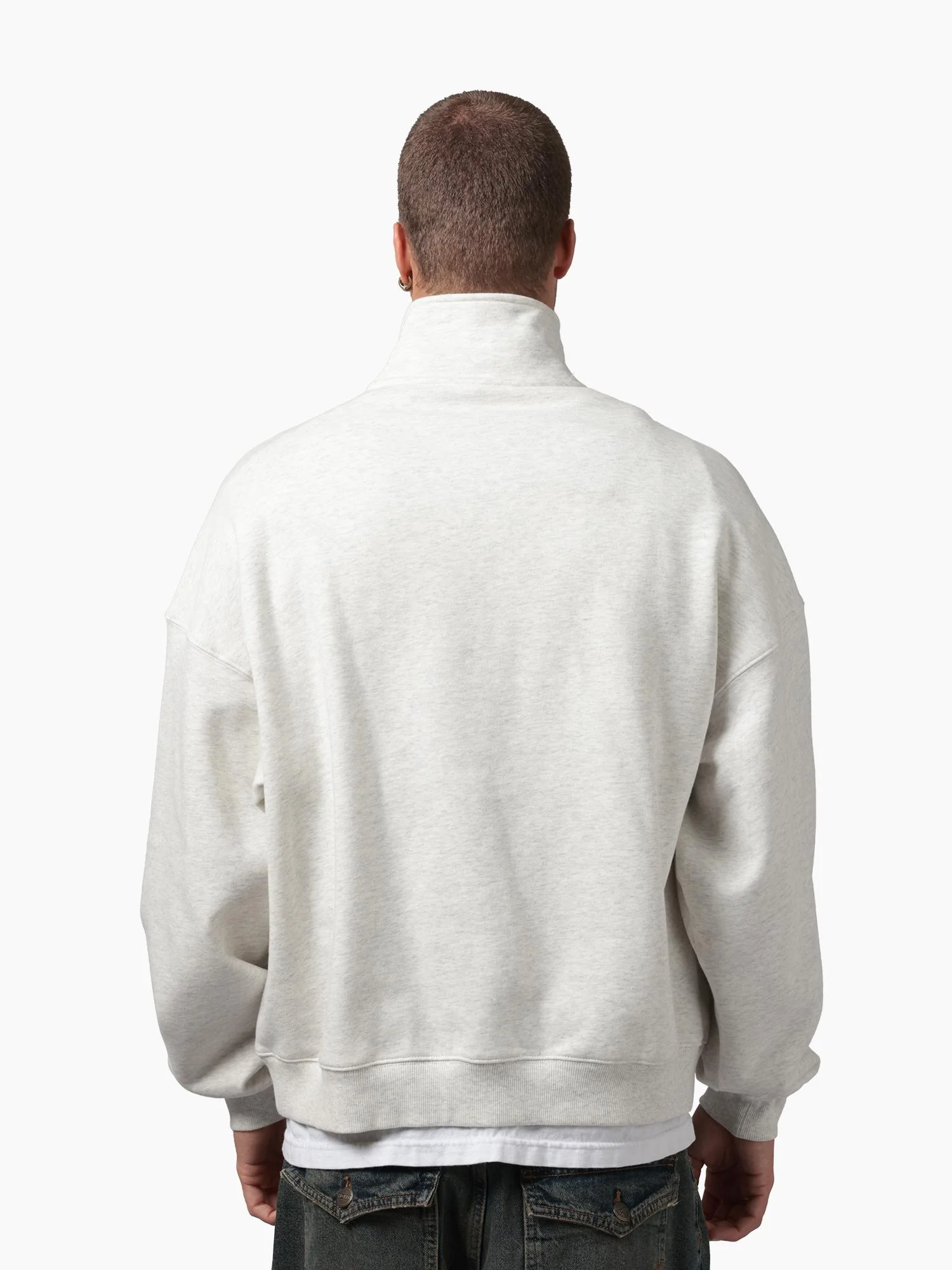 St Kilda Saints Centenary 1/4 Zip Crew - Image 4