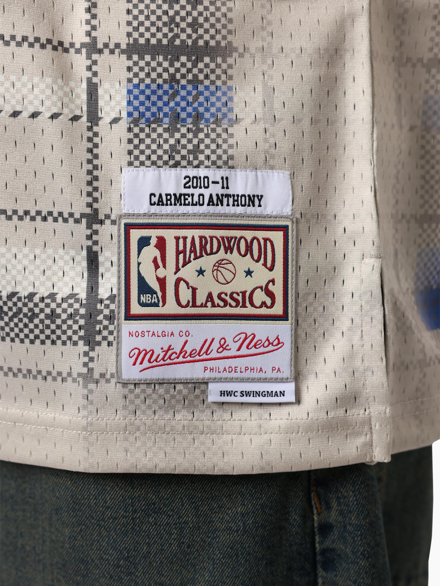 Carmelo Anthony 2010-11 New York Knicks Plaid Swingman Jersey - Image 4