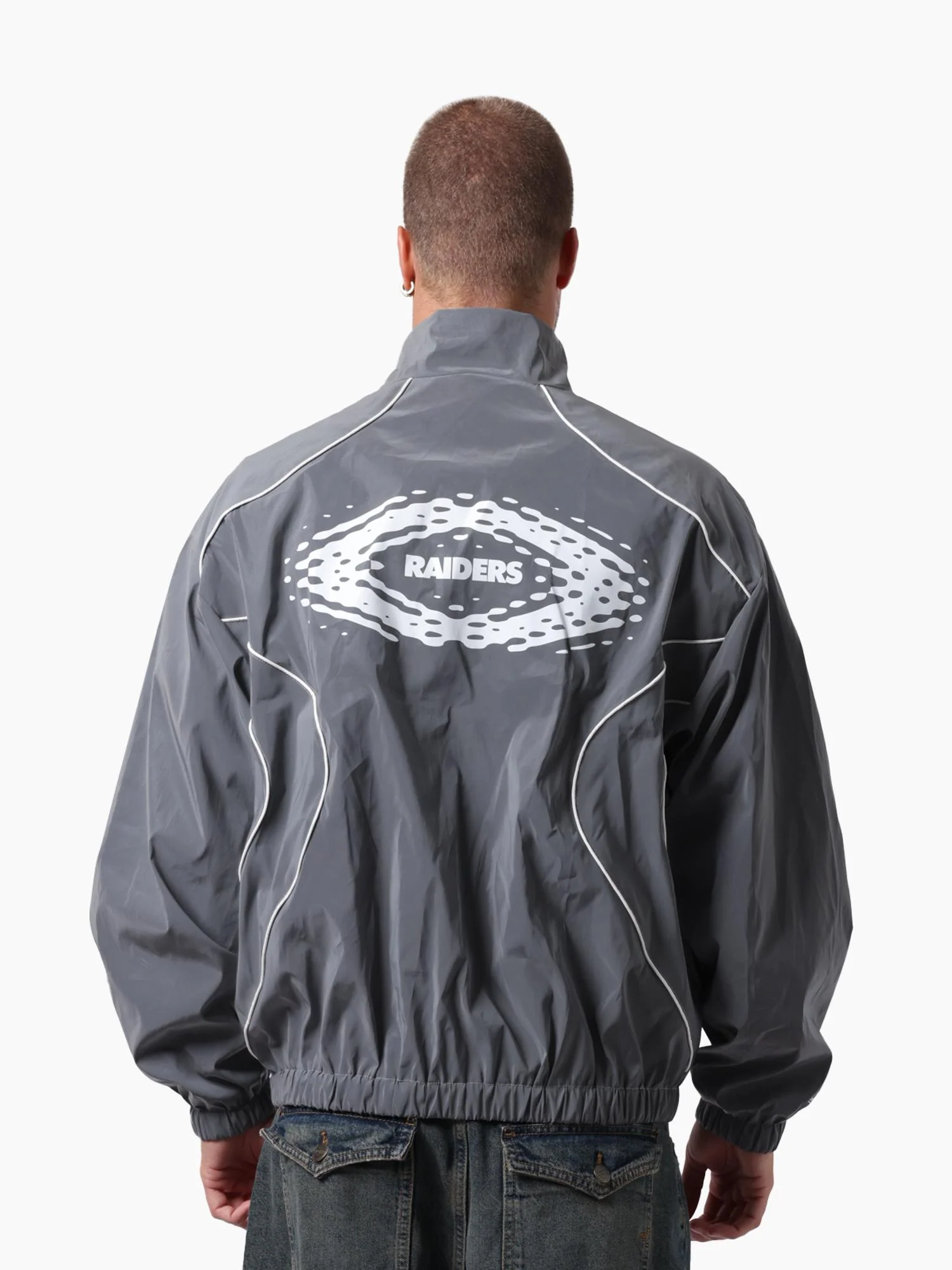 Oakland Raiders Flashback Reflective Jacket - Image 2