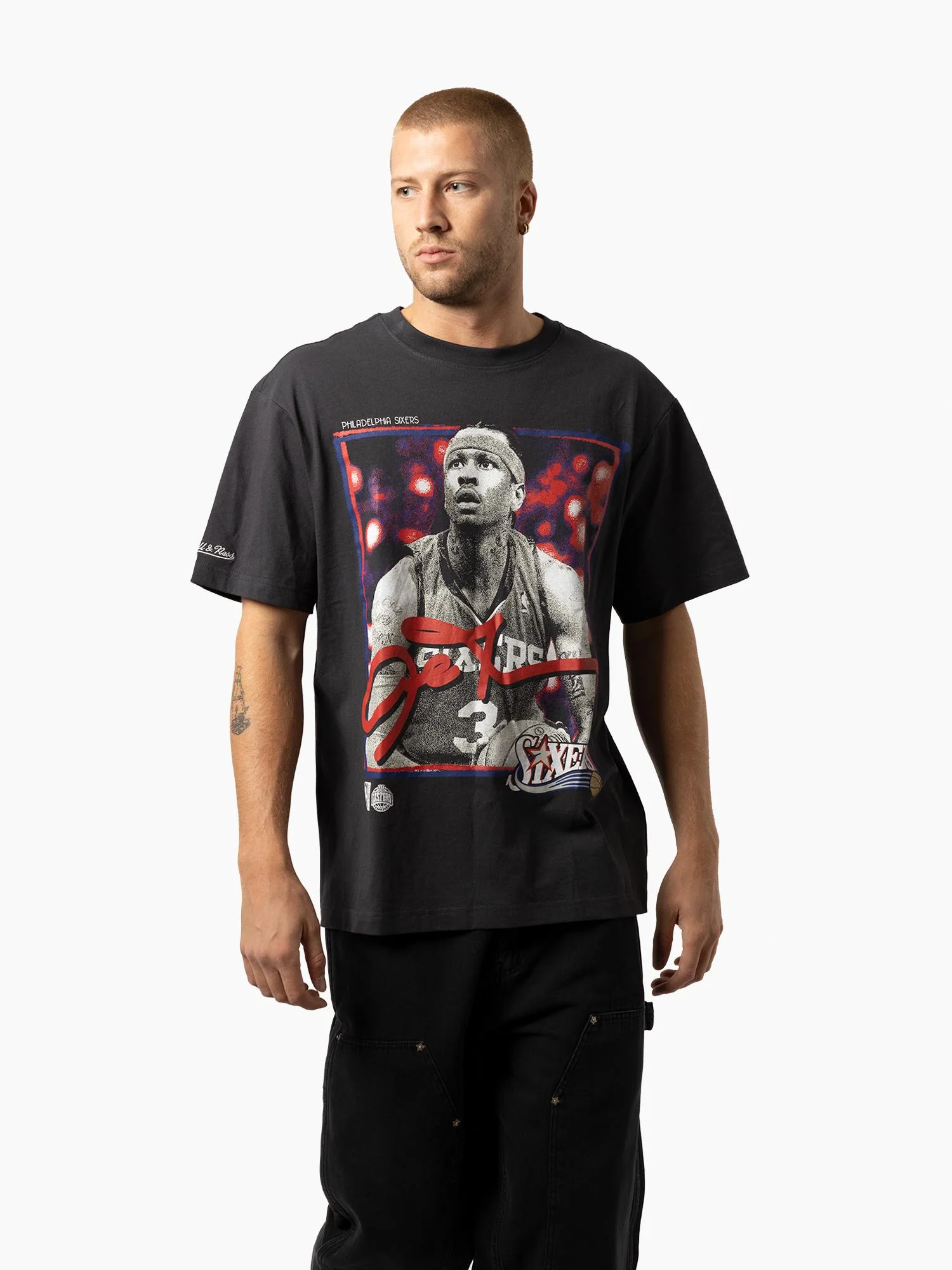 Allen Iverson Philadelphias 76ers Freeze Frame Tee - Image 3