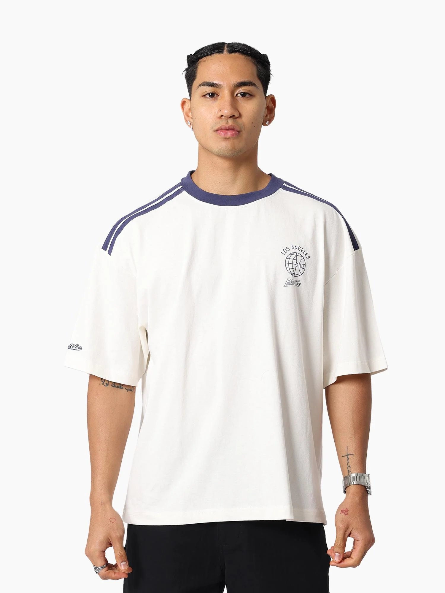 L.A Lakers Global Stripe Tee - Image 5