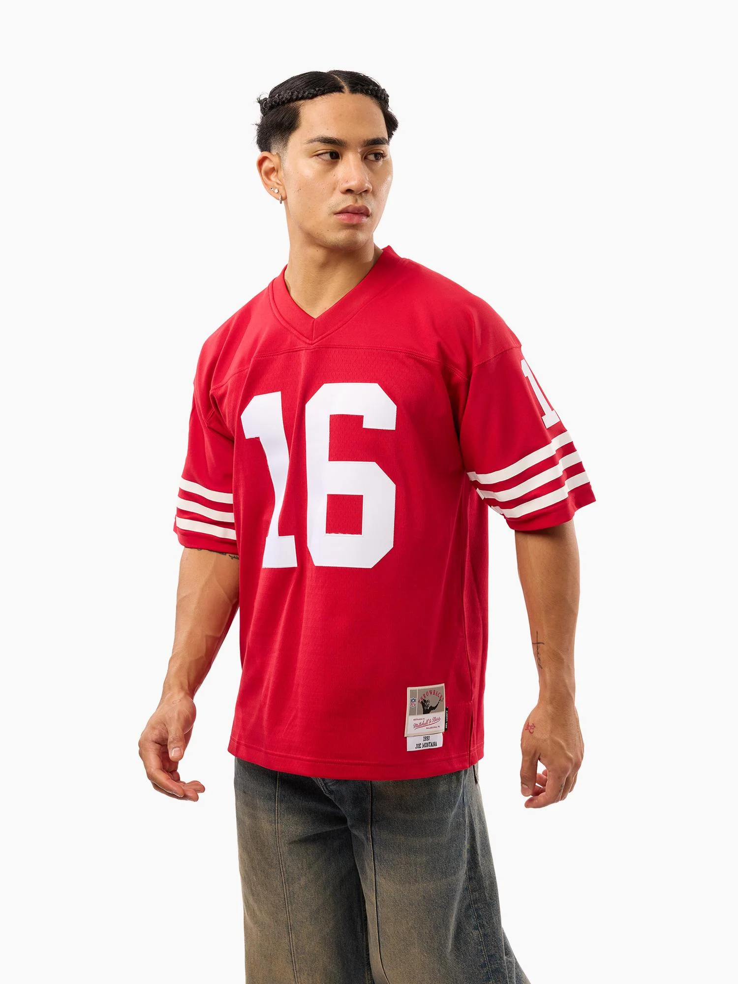 Joe Montana 1990 San Francisco 49ers Home Legacy Jersey - Image 3