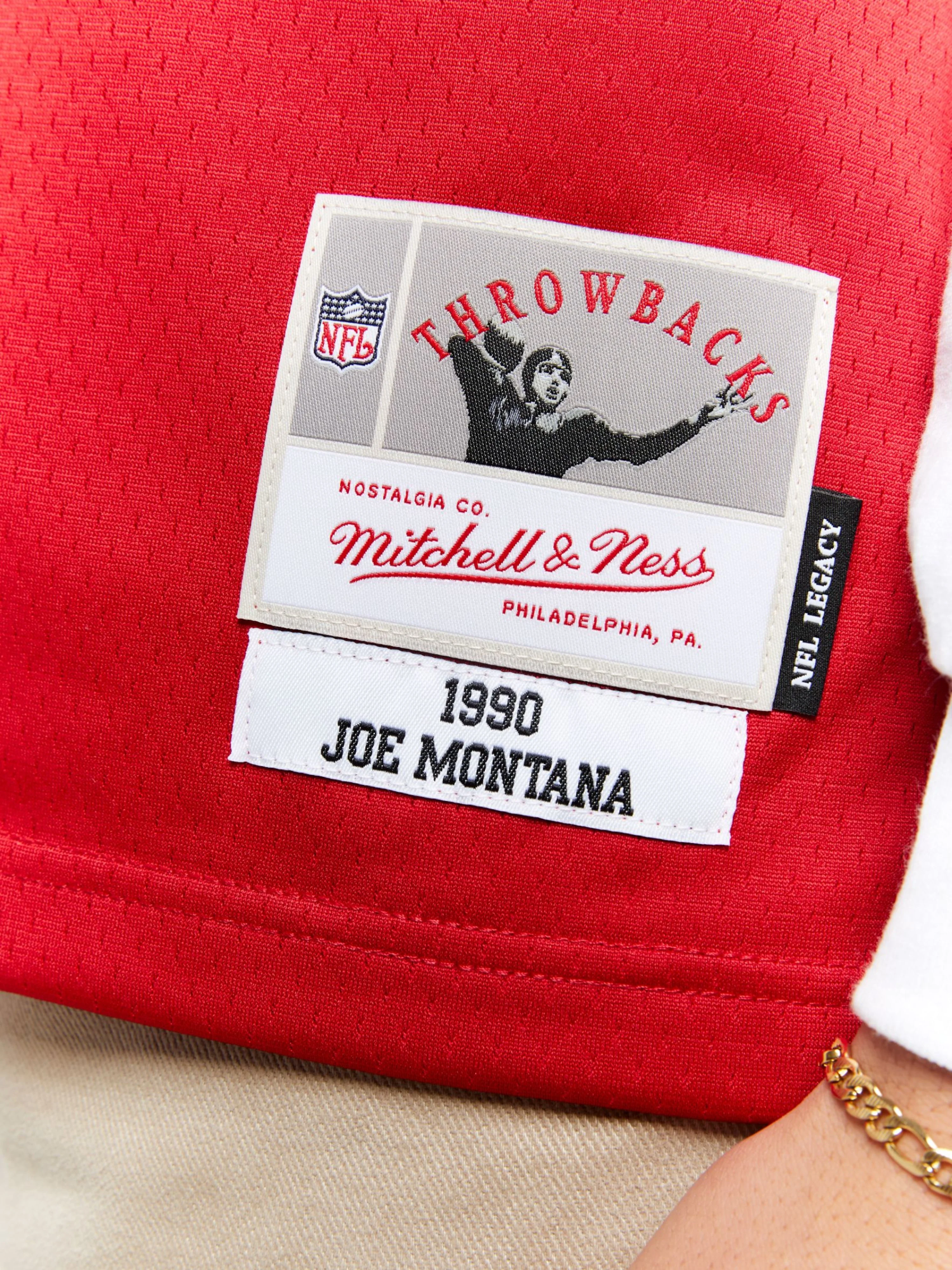 Joe Montana 1990 San Francisco 49ers Home Legacy Jersey - Image 5