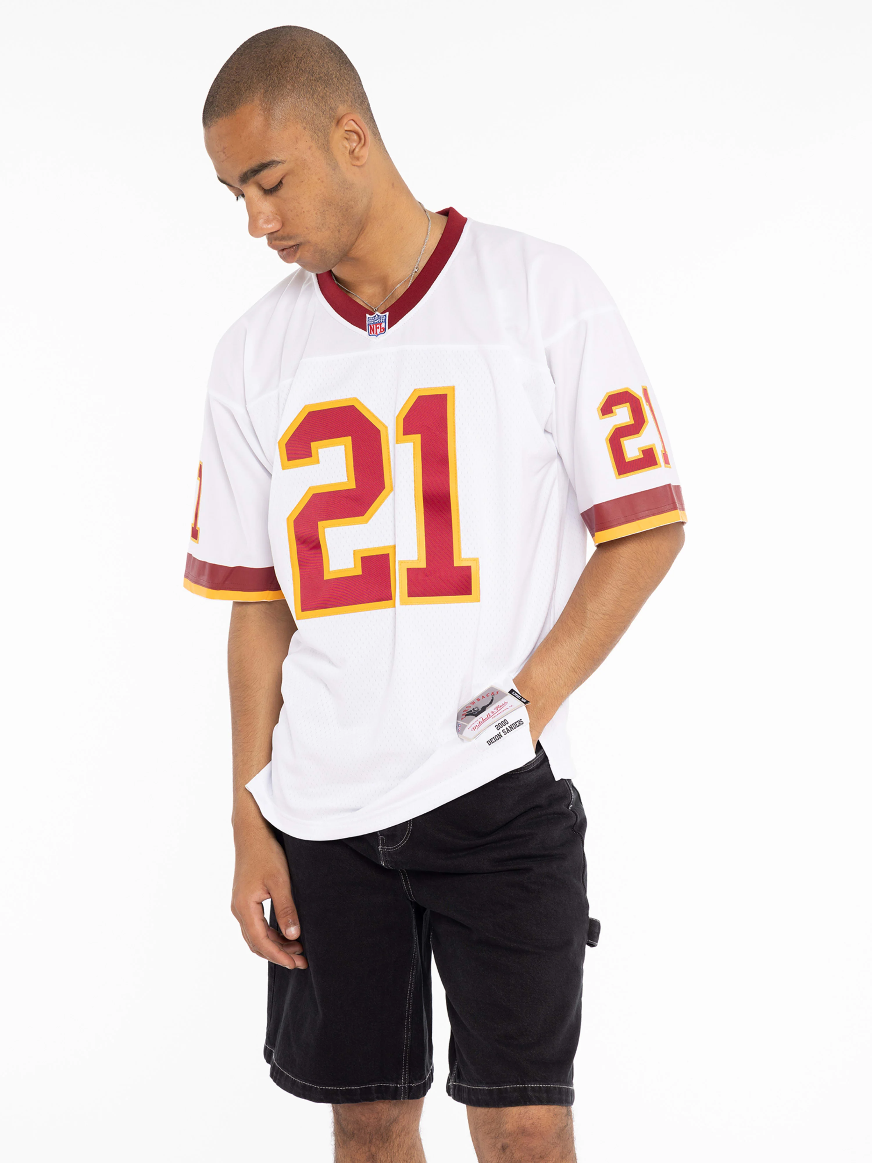 Deion Sanders 2000 Washington Football Team Legacy Jersey - Image 3