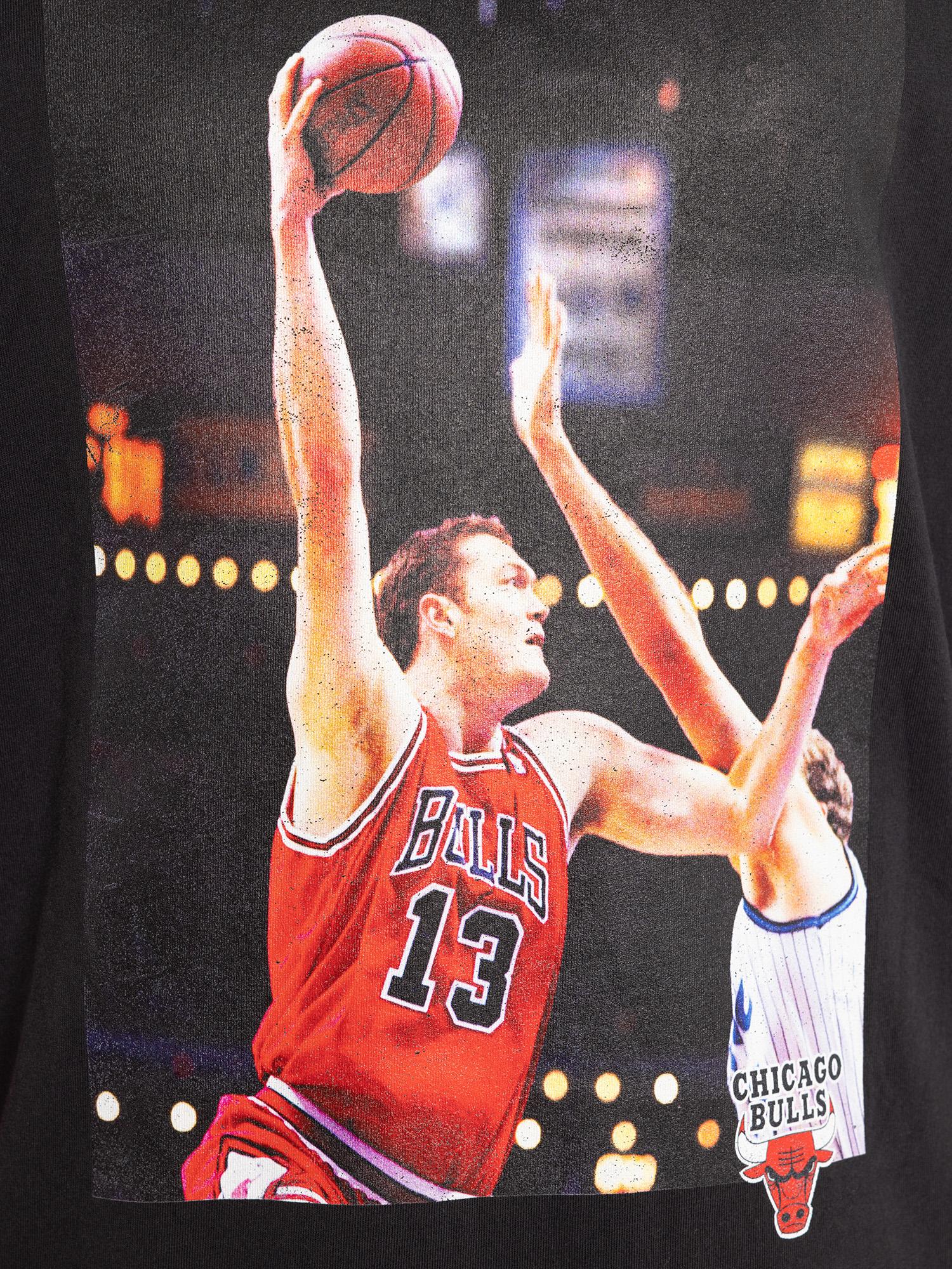 Luc Longley Chicago Bulls Vintage Photo Player Tee - Image 5