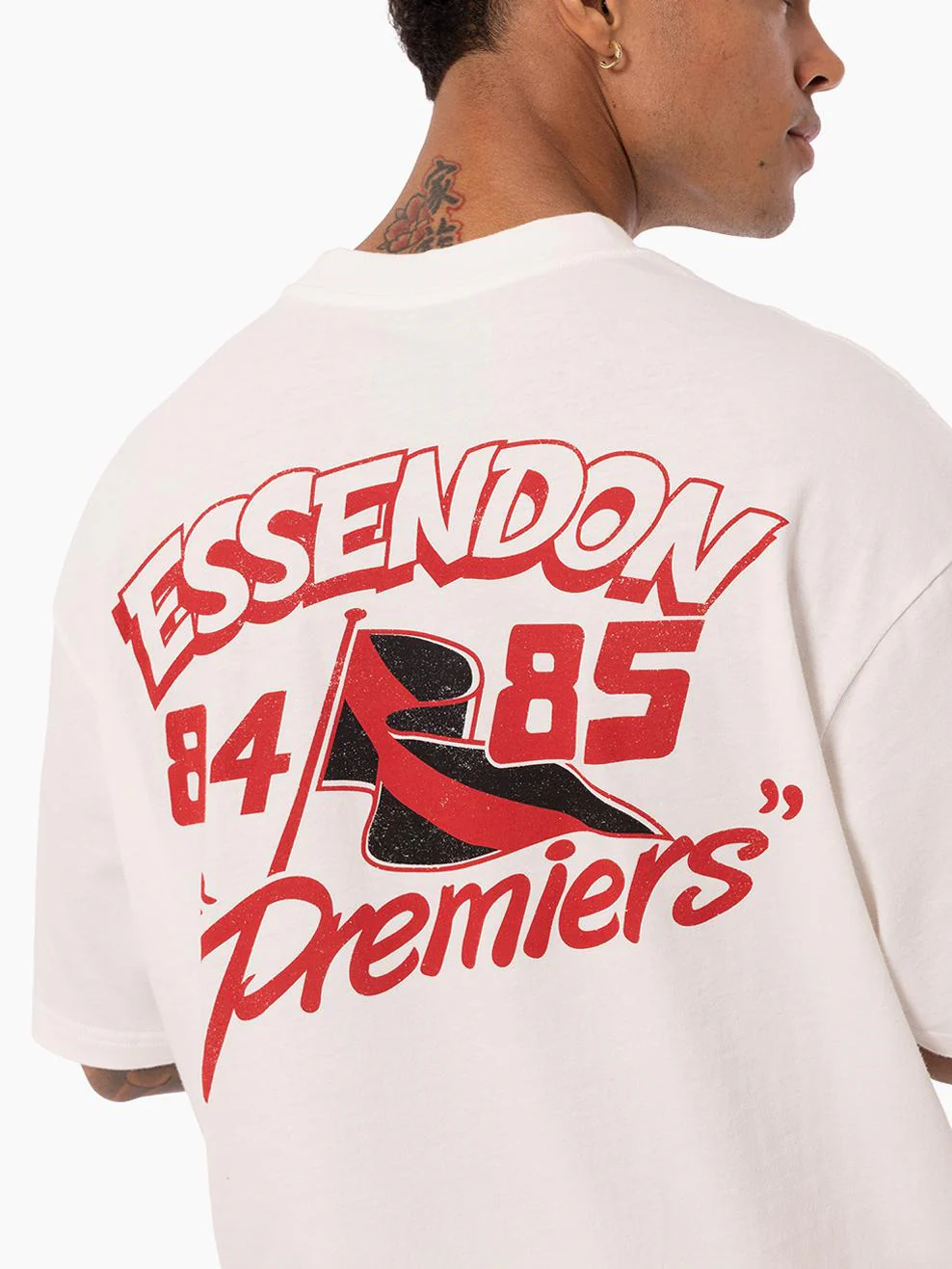 Essendon Bombers 84-85 Mascot Tee - Image 7