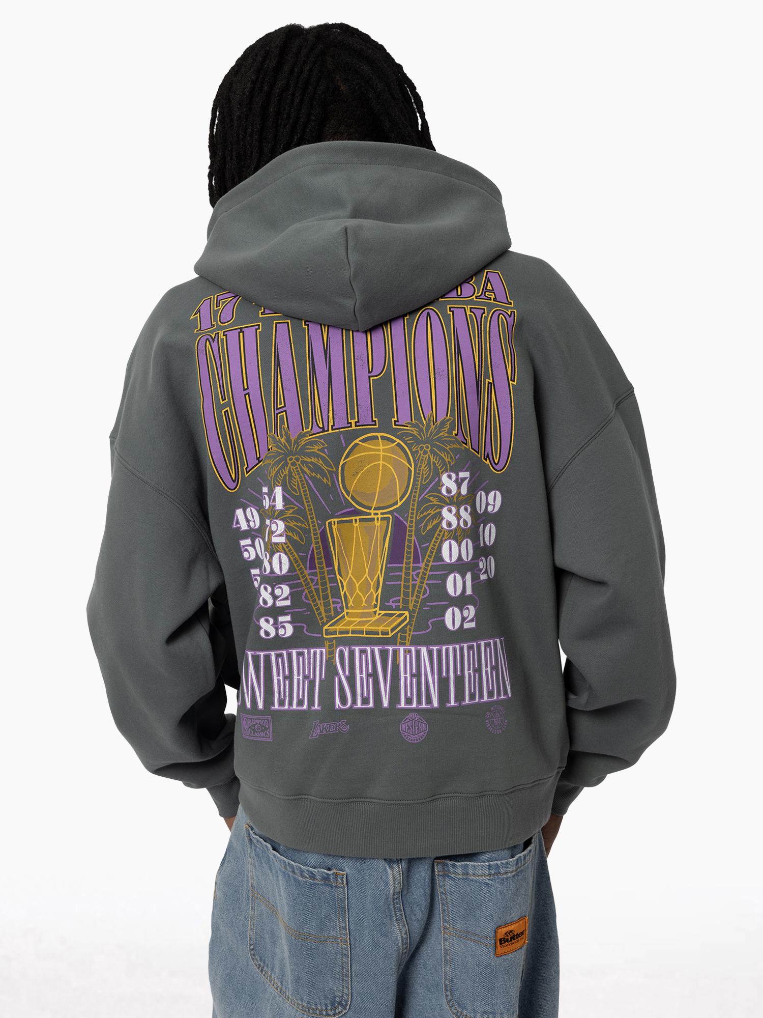 L.A Lakers NBA Champions Boxy Hoodie