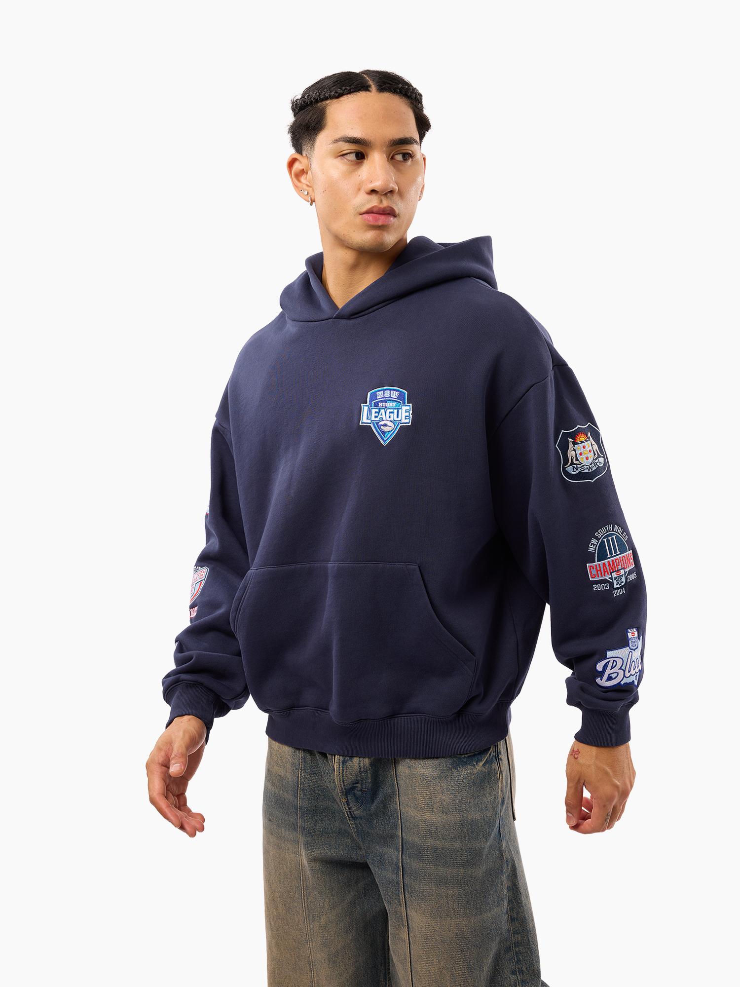NSW Blues Boxy Hoodie - Image 3