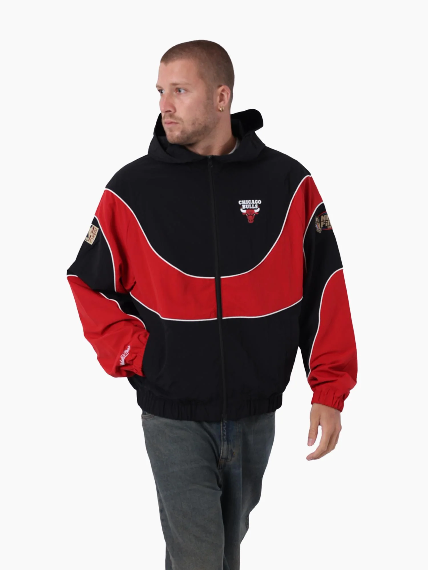 Chicago Bulls Nylon Tracksuit Jacket - Image 4