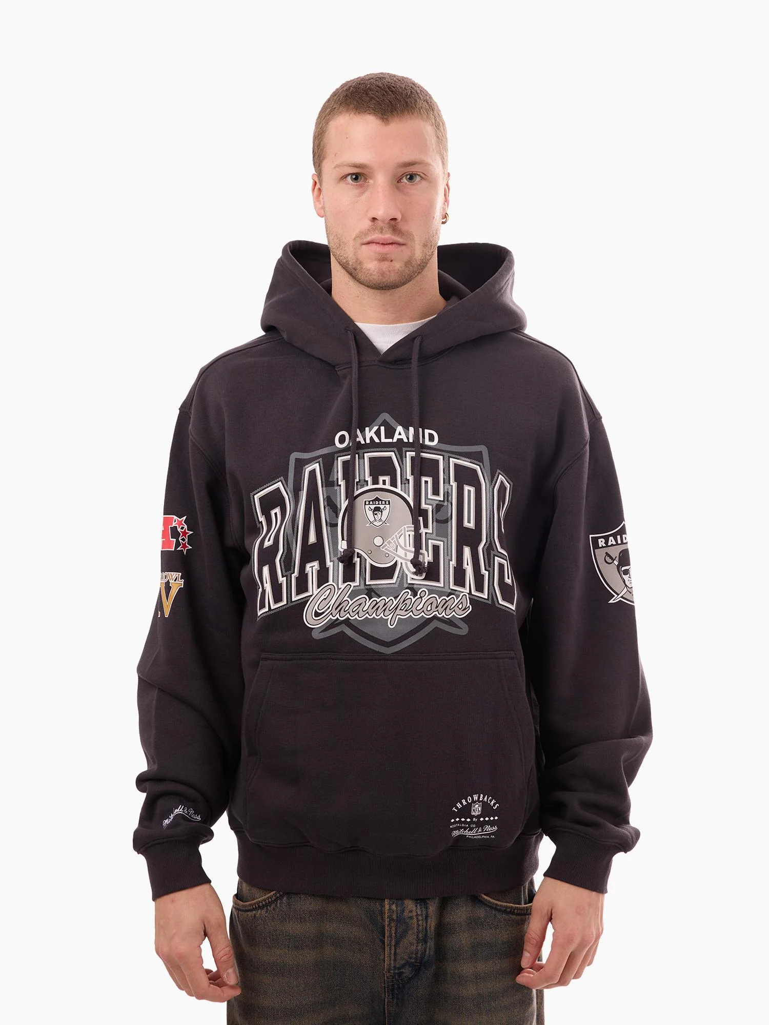 Oakland Raiders NFL Arch Helmet Hoodie