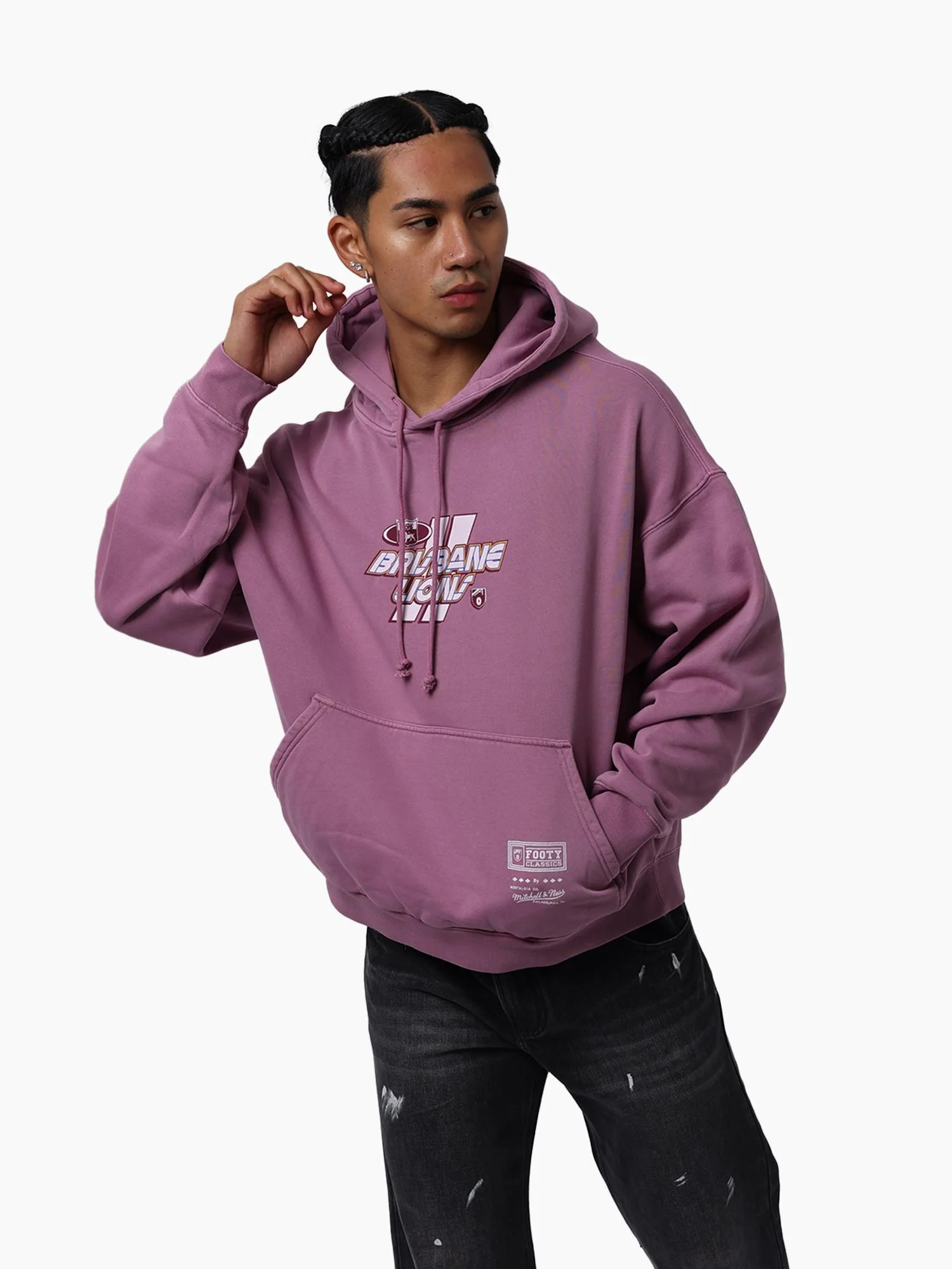 Brisbane Lions Panel Box Hoodie - Image 3