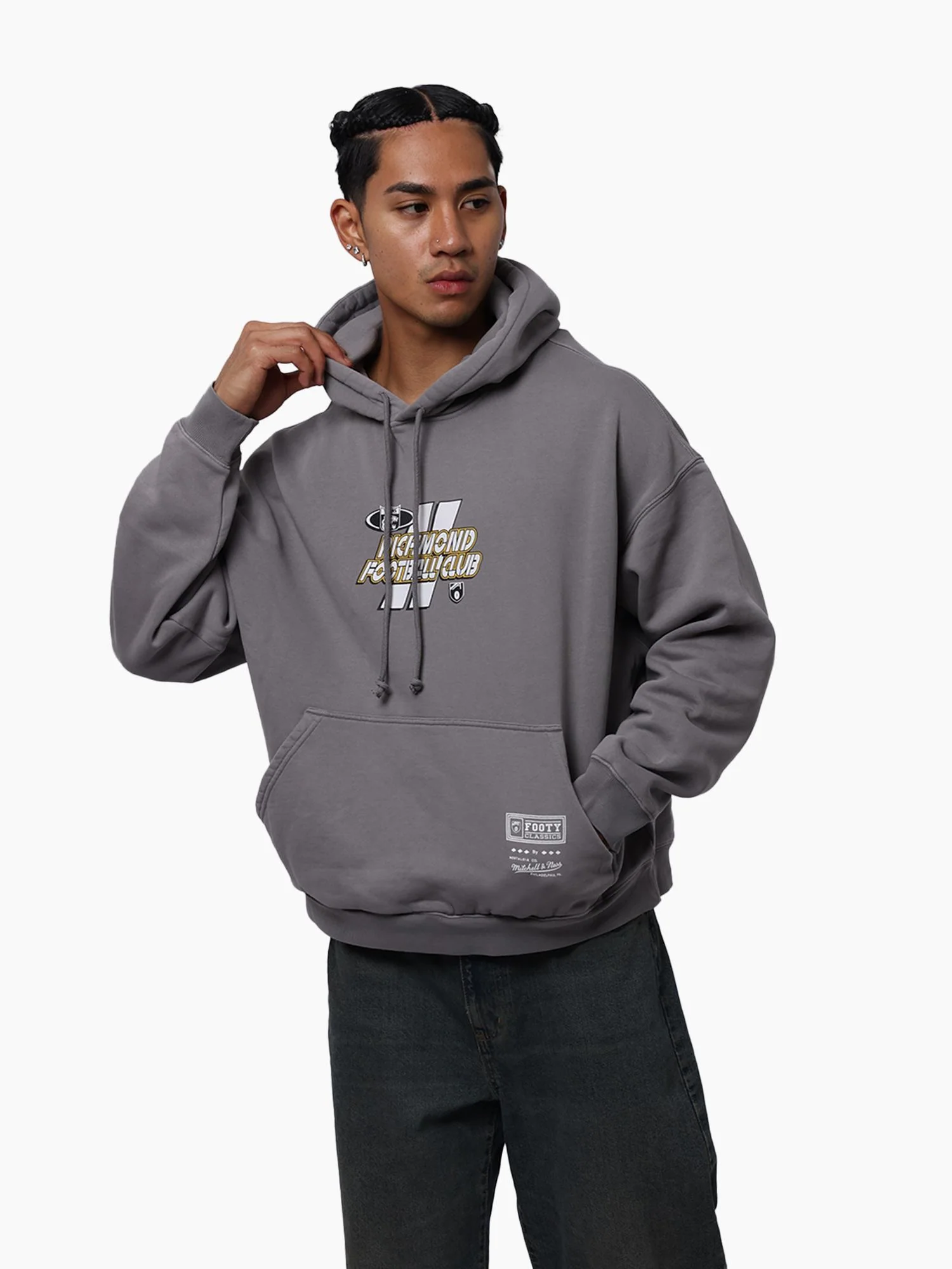 Richmond Tigers Panel Box Hoodie - Image 3