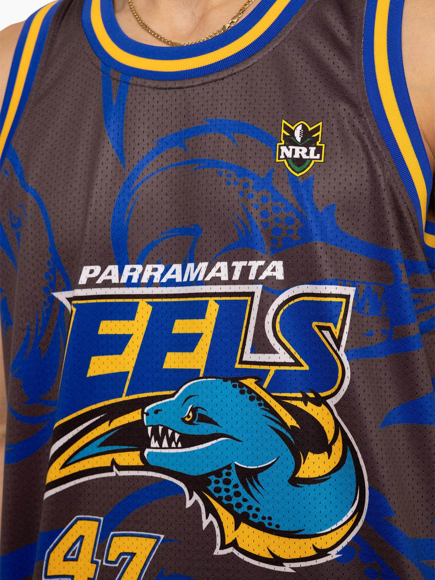 Parramatta Eels Patterned Basketball Jersey - Image 4