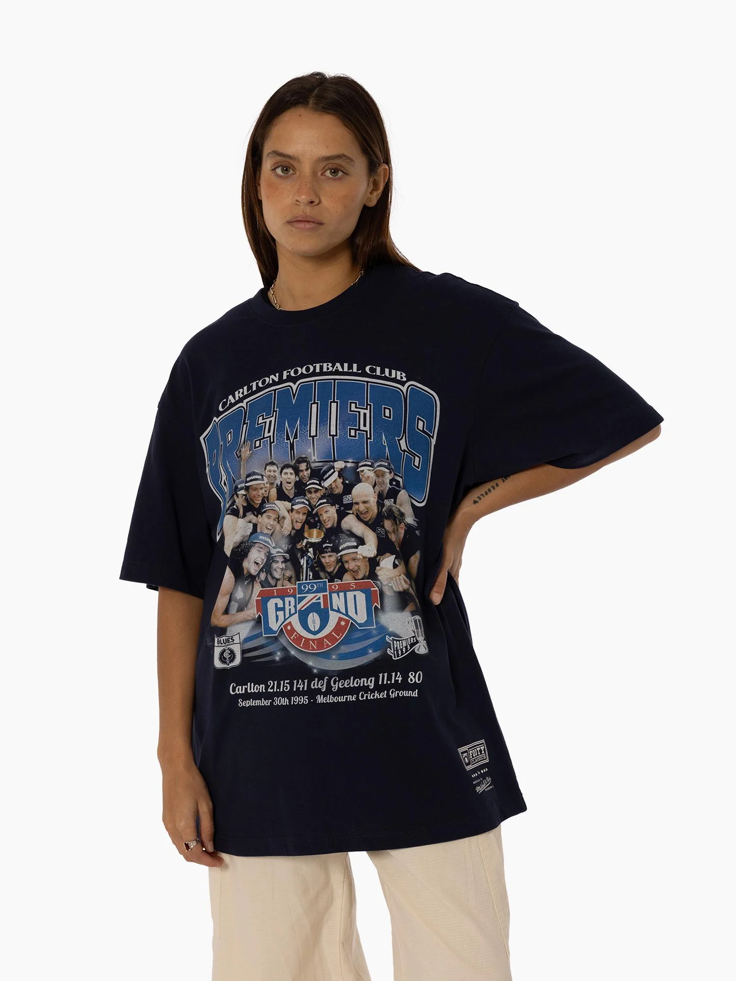 Carlton Blues Premiership Team Photo Tee - Image 6