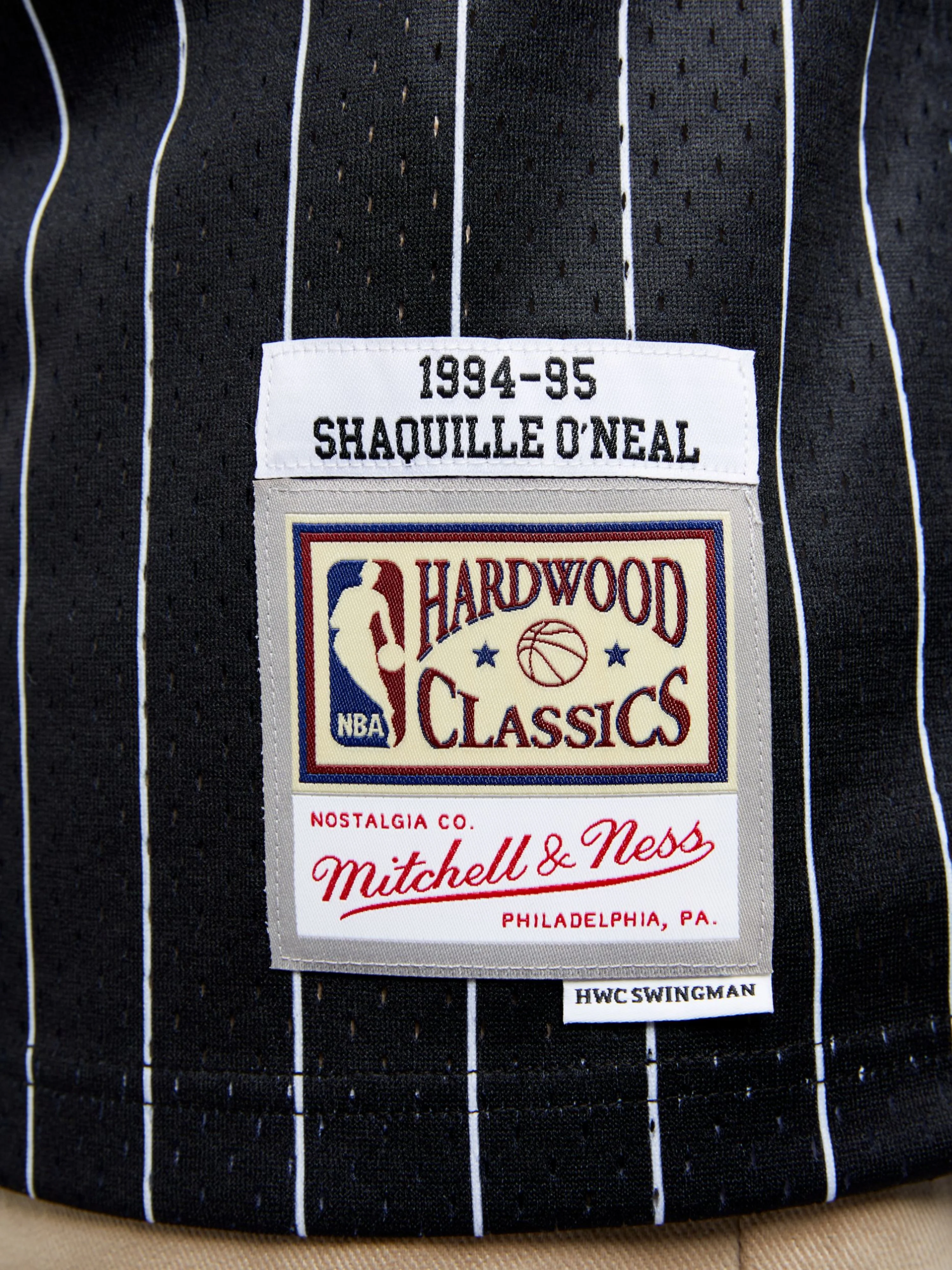Shaquille O'Neal 1994-95 Orlando Magic Road Swingman Jersey - Image 4