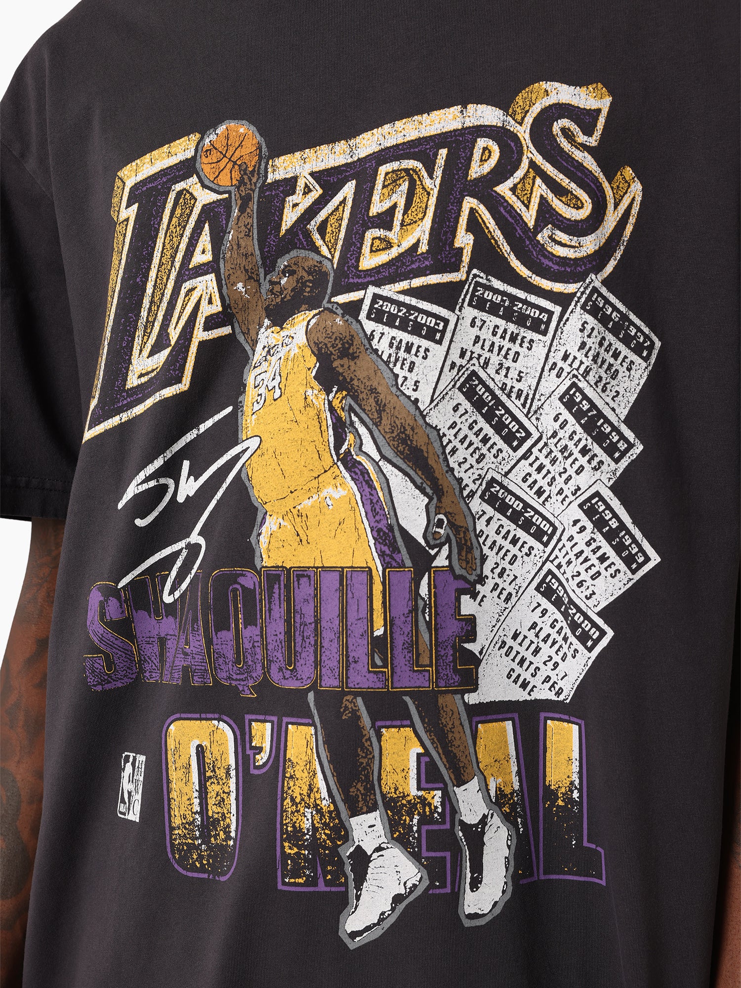 Shaquille O'Neal L.A Lakers Player Ticket Tee - Image 2