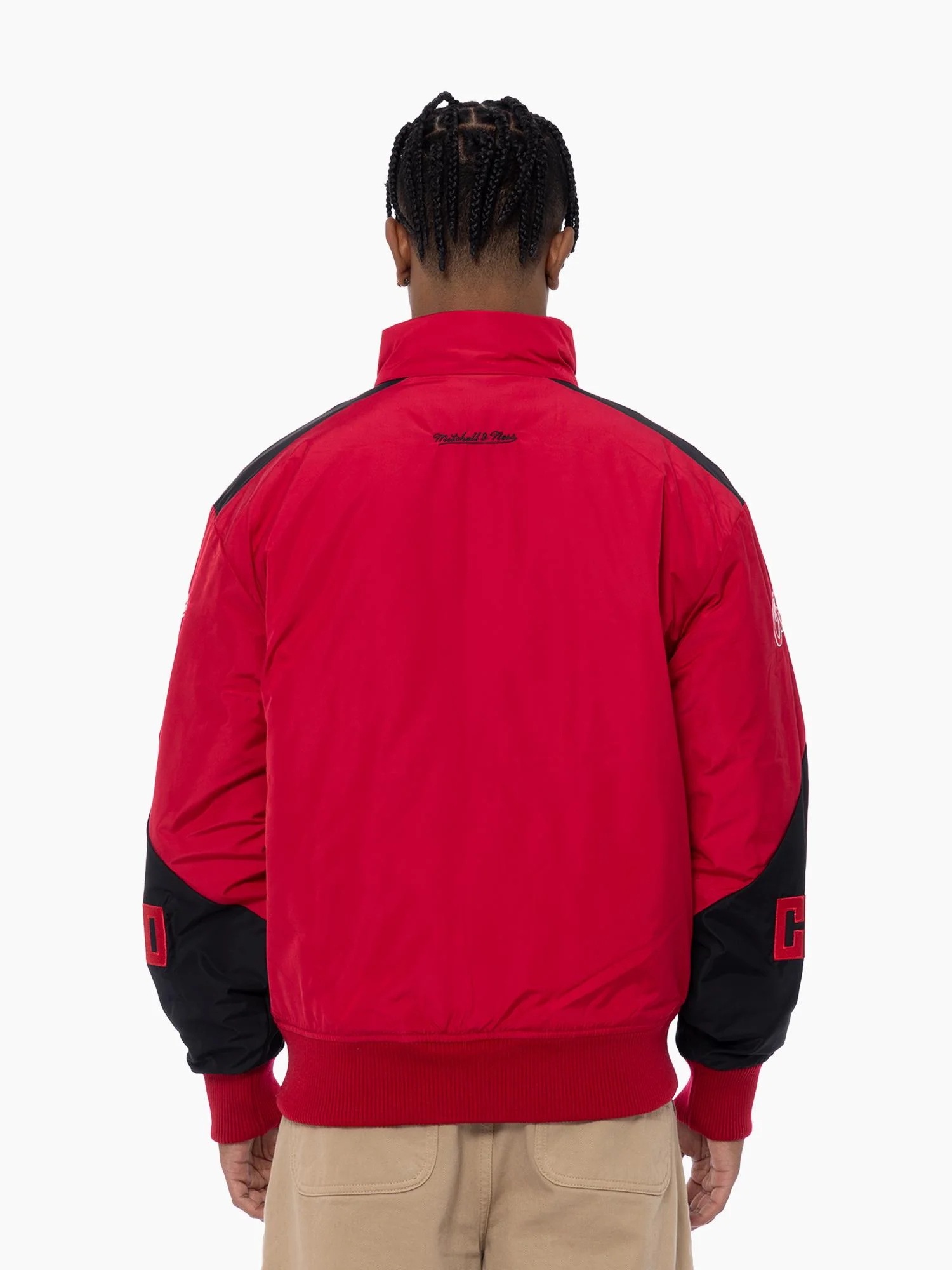 Chicago Bulls Speedway Nylon Varsity Jacket - Image 2