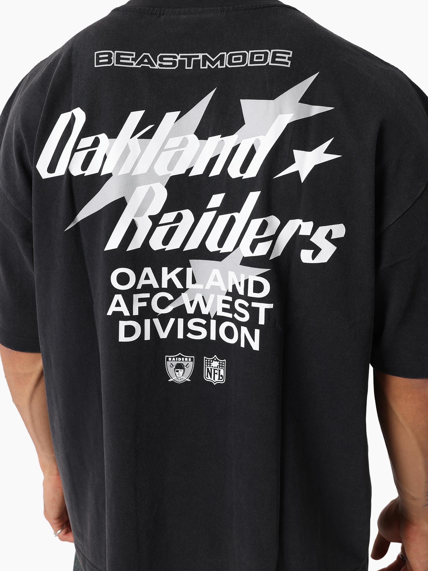 Oakland Raiders Star Beastmode Boxy Tee - Image 3