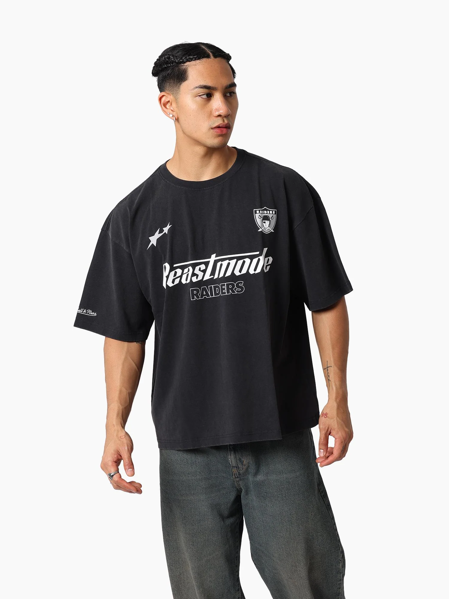 Oakland Raiders Star Beastmode Boxy Tee - Image 4