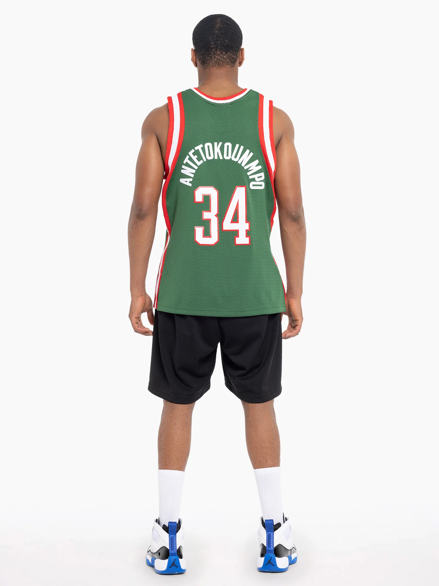 Giannis Antetokounmpo 2013-14 Milwaukee Bucks Road Swingman Jersey - Image 2