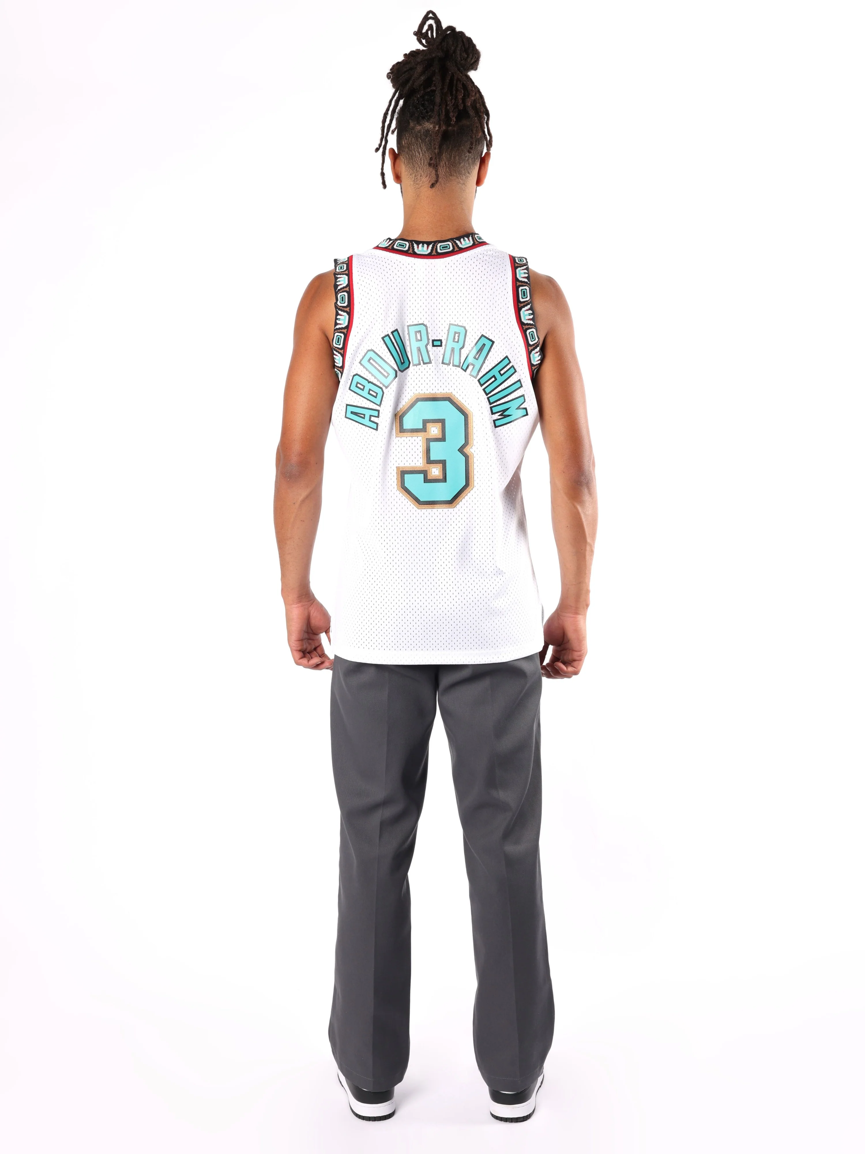 Shareef Abdur-Rahim 1998-99 Vancouver Grizzlies Road Swingman Jersey - Image 2
