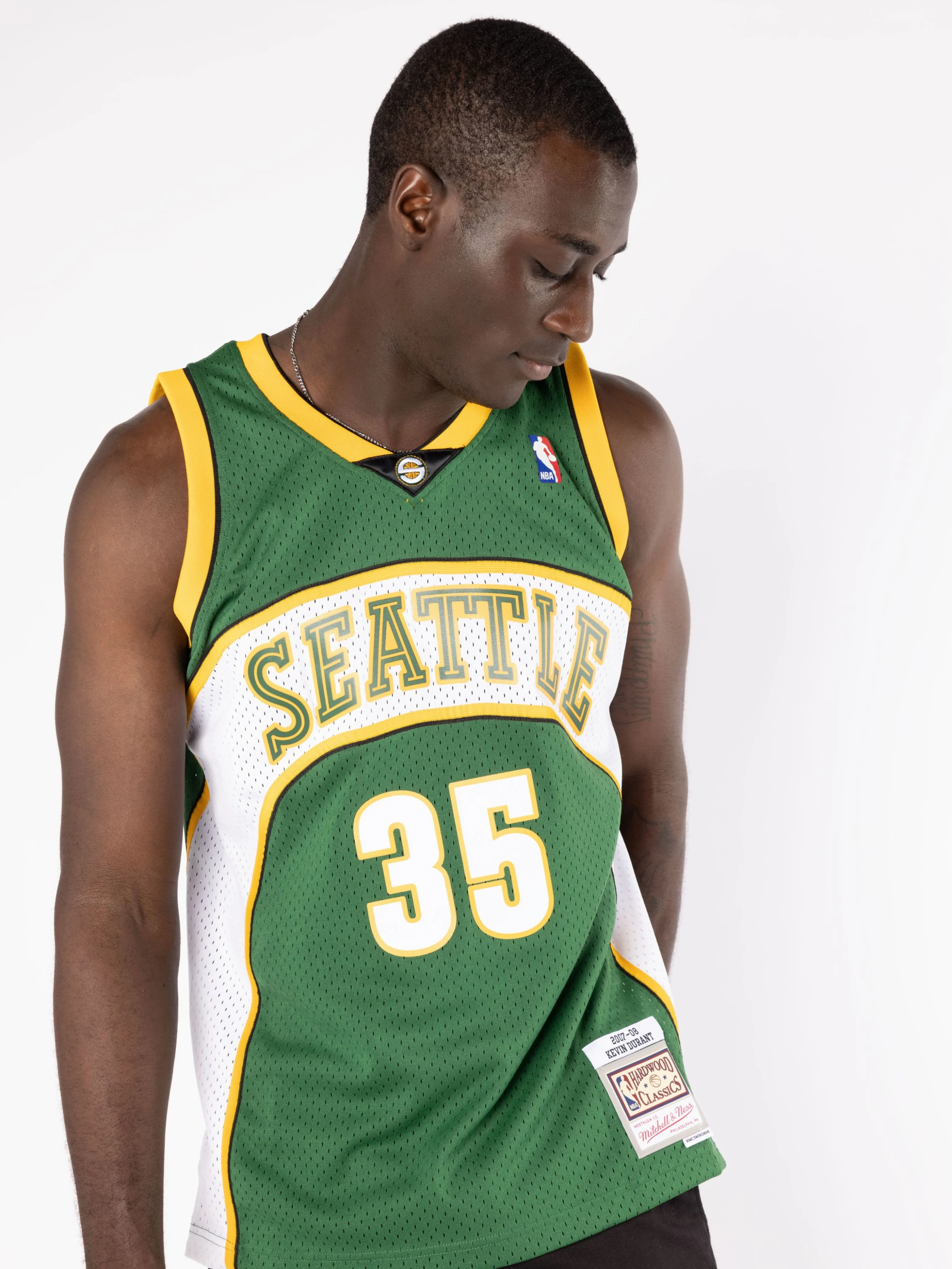 Kevin Durant 2007-08 Seattle Supersonics Road Swingman Jersey - Image 3