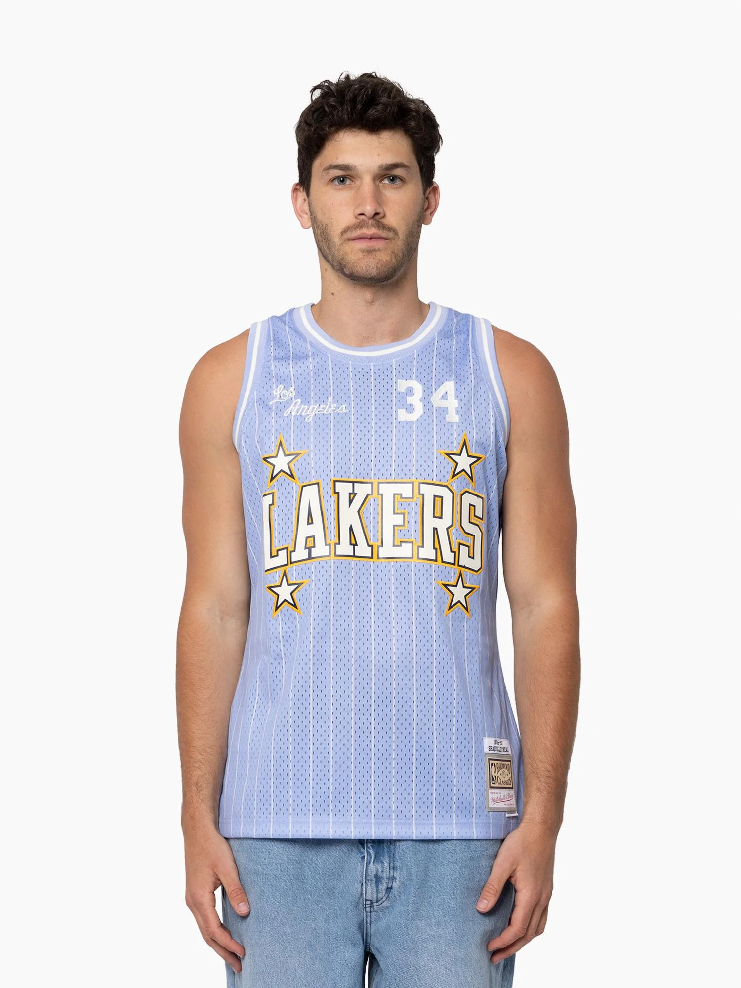 Shaquille O'Neal 1996-97 L.A Lakers Tip-Off Swingman Jersey
