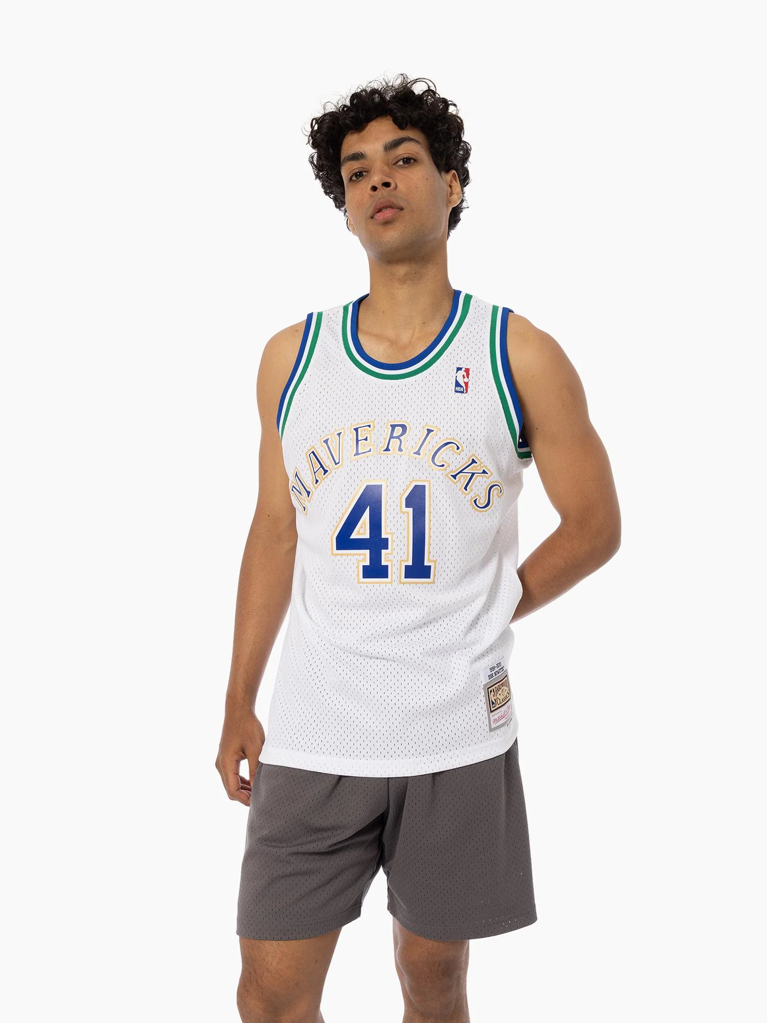 Dirk Nowitzki 1998-2019 Dallas Mavericks Swingman Jersey - Image 3