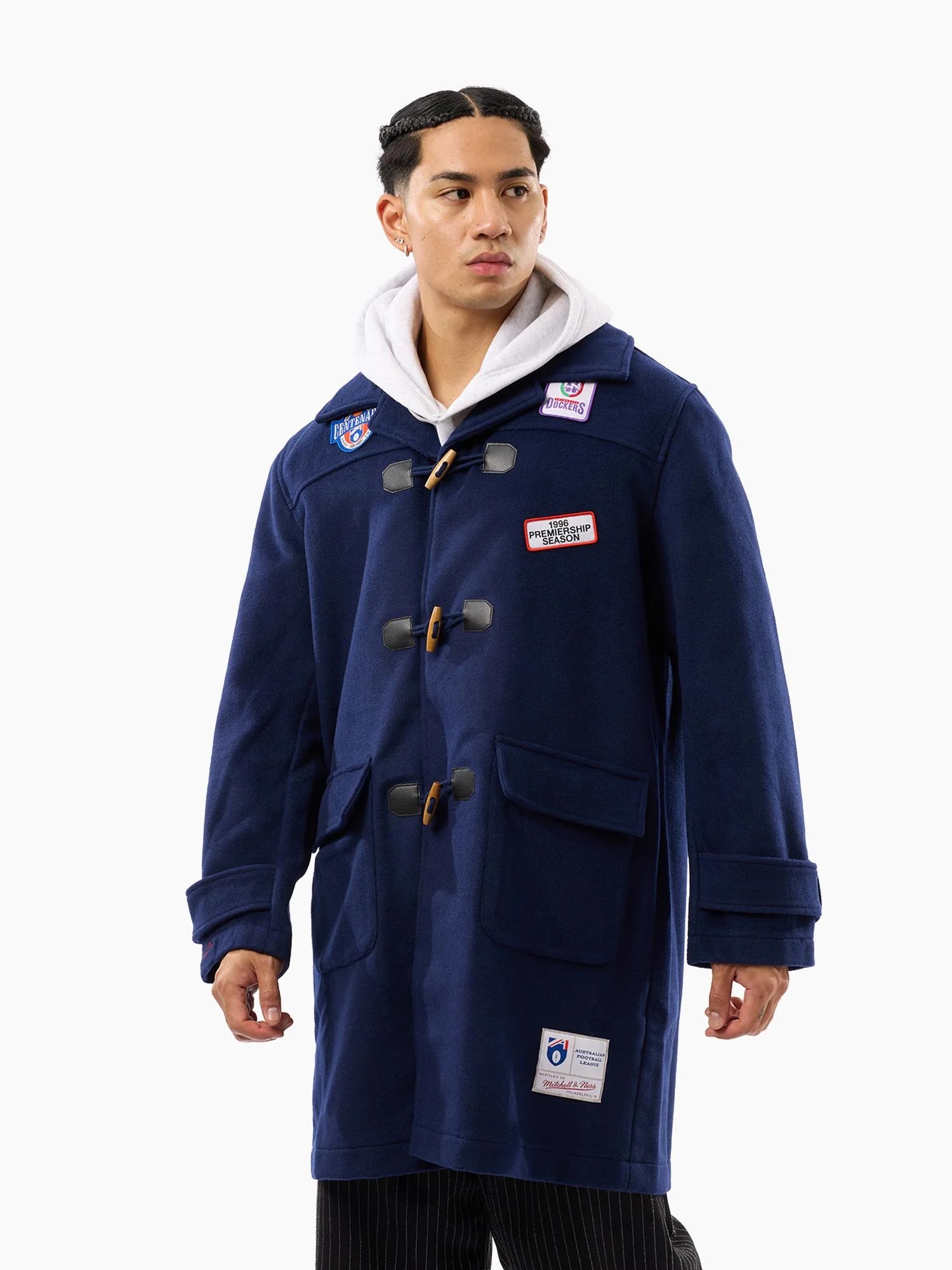 Fremantle Dockers Throwback Duffle Coat - Image 3