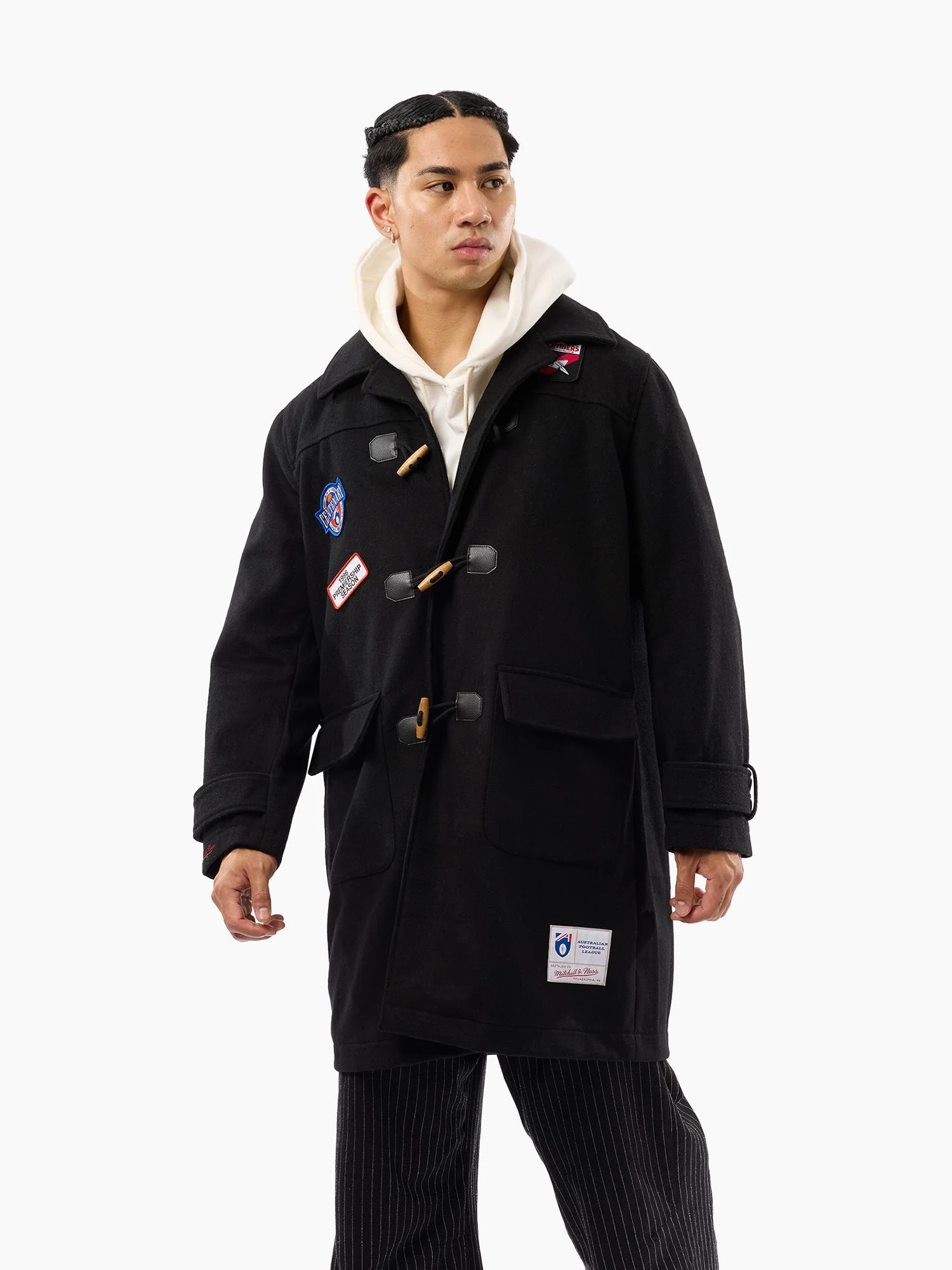 Essendon Bombers Throwback Duffle Coat - Image 3