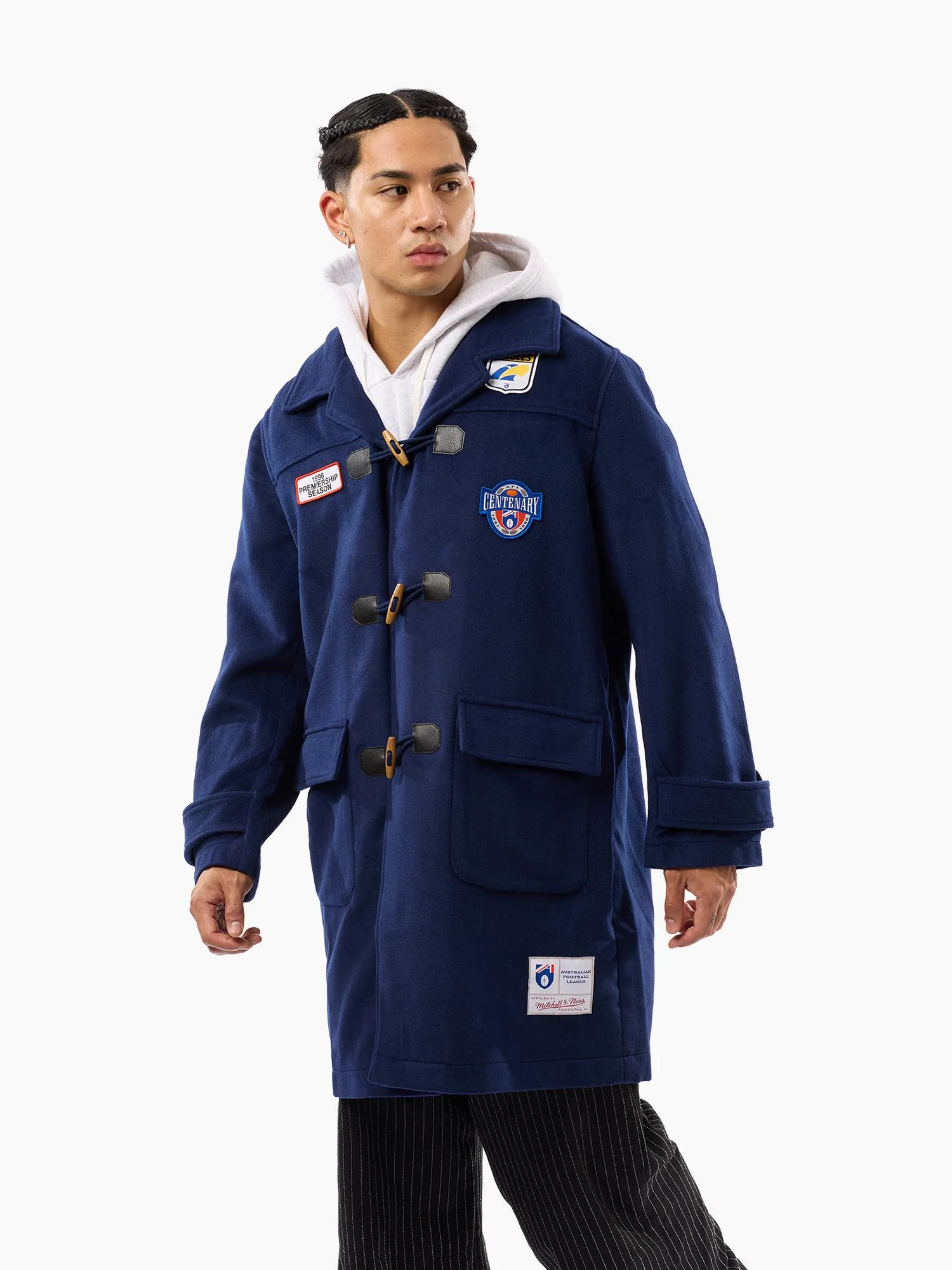 West Coast Eagles Throwback Duffle Coat - Image 3